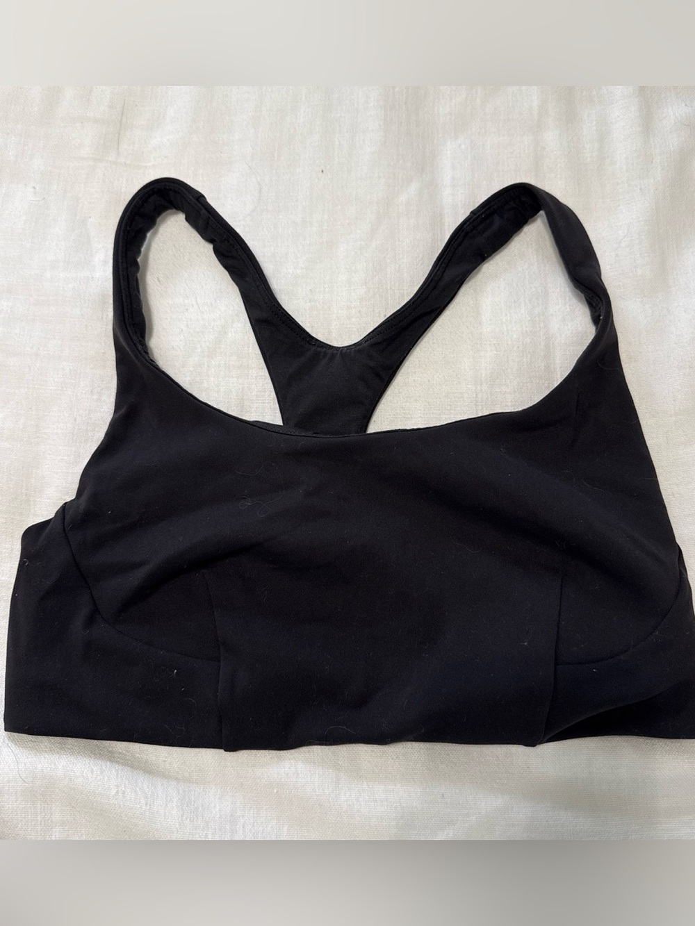 lululemon athletica Black Racerback Sports Bra